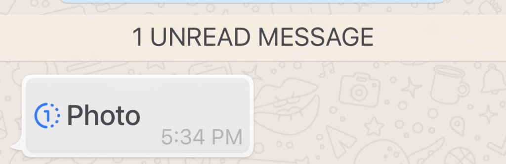 whatsapp kaybolan mesaj görünümü